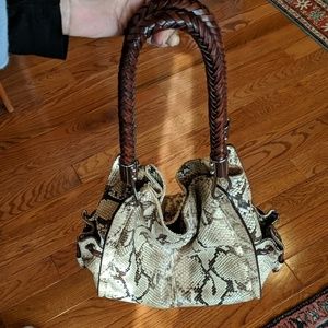 Authentic Michael Kors Snakeskin Satchel